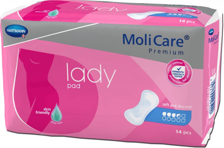 Прокладки урологічні Hartmann MoliCare Premium lady pad 3.5 краплі 14 шт